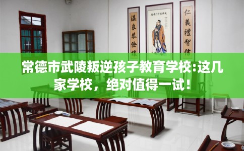常德市武陵叛逆孩子教育学校:这几家学校，绝对值得一试！