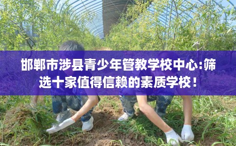邯郸市涉县青少年管教学校中心:筛选十家值得信赖的素质学校！