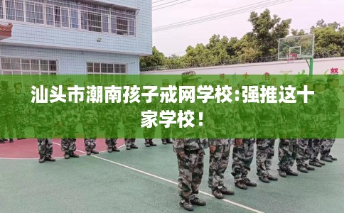 汕头市潮南孩子戒网学校:强推这十家学校！