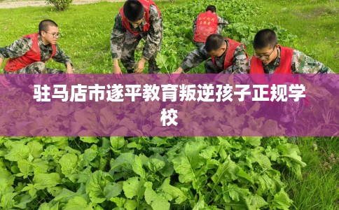 驻马店市遂平教育叛逆孩子正规学校