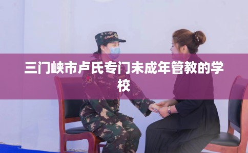 三门峡市卢氏专门未成年管教的学校