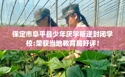 保定市阜平县少年厌学叛逆封闭学校:荣获当地教育局好评！