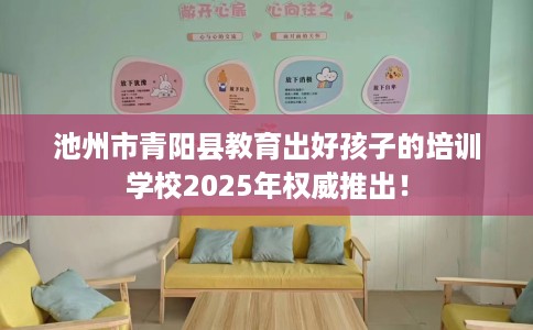 池州市青阳县教育出好孩子的培训学校2025年权威推出！