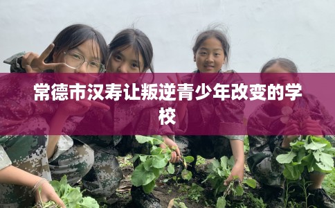 常德市汉寿让叛逆青少年改变的学校