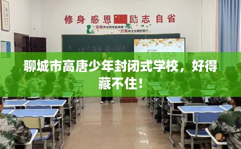 聊城市高唐少年封闭式学校,好得藏不住! 聊城市高唐少年封闭式学校,好得藏不住!