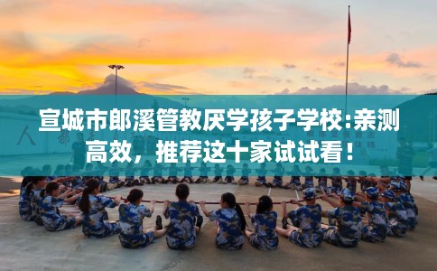 宣城市郎溪管教厌学孩子学校:亲测高效，推荐这十家试试看！