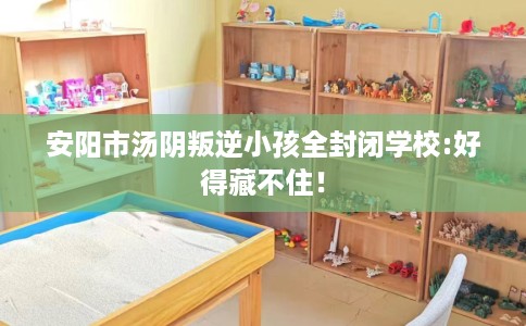 安阳市汤阴叛逆小孩全封闭学校:好得藏不住！