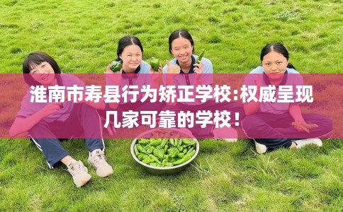 淮南市寿县行为矫正学校:权威呈现几家可靠的学校！