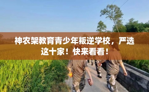 神农架教育青少年叛逆学校,严选这十家!快来看看! 神农架教育青少年叛逆学校,严选这十家!快来看看!