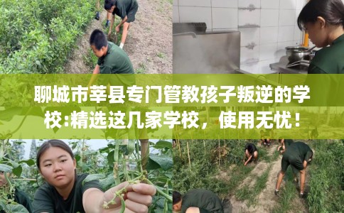 聊城市莘县专门管教孩子叛逆的学校:精选这几家学校，使用无忧！